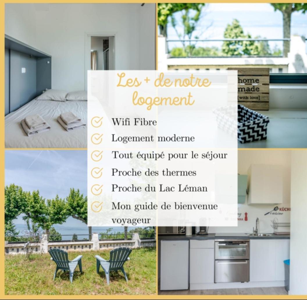 Appartement Cozy 2 Panoramique Lac Leman Thonon-Les-Bains Eksteriør bilde